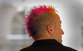 Mohawk, colored styles by Aspire Hair Design, Citrus Heights, CA